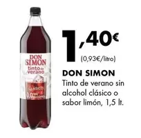 Don Simón - Tinto De Verano Sin Alcohol Clasico O Sabor Limón