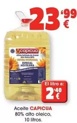 Capicua - Aceite 80% Alto Oleico