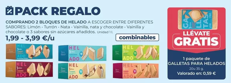 Comprando 2 Bloques De Helado A Escocer