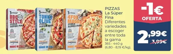 Marcas Supers - Pizzas La Super