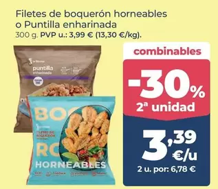 Bo - Filetes De querón Horneables O Puntilla Enharinada