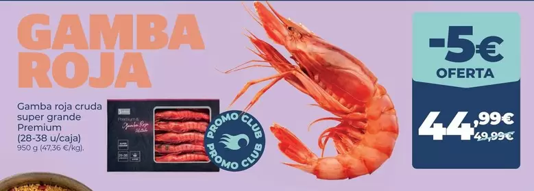 Premium - Gamba Roja Cruda Super Grande