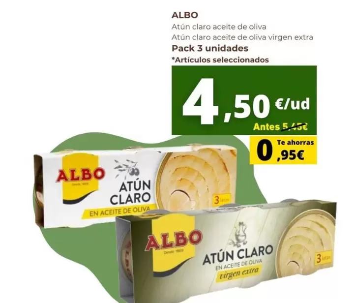 Albo - Atun Claro Aceite De Oliva Virgen Extra