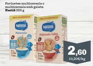 Nestlé - Farinetes Multicereals O Multicereals Amb Galeta