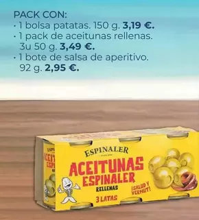 Espinaler - Pack Con: Aciitunas Rellenas