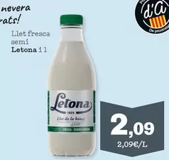 Letona - Llet Fresca Semi