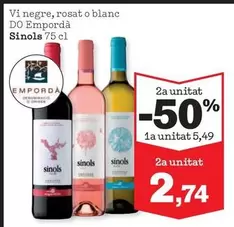Vi Negre, Rosat O Blanc Do Empordà