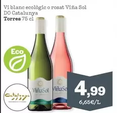Torres - Vi Blanc Ecològic O Rosat Vina Sol Do Catalunya