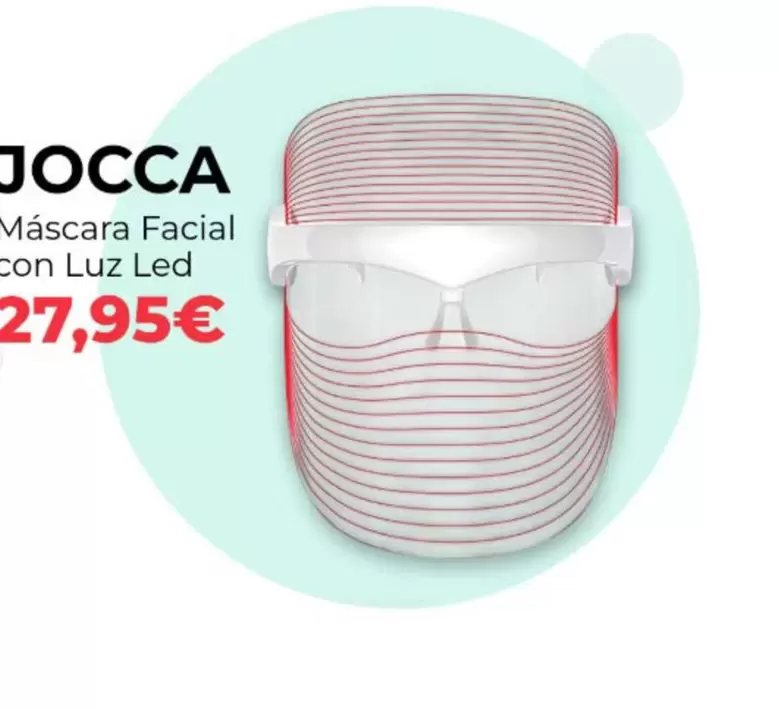 Jocca - Máscara Facial Con Luz Led