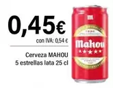 Mahou - Cerveza 5 Estrellas Lata