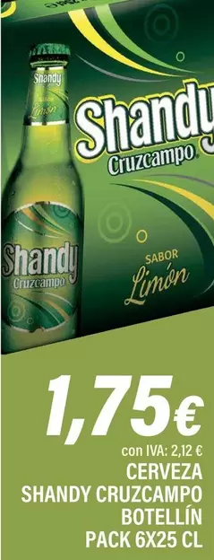 Shandy - Cerveza CRUZCAMPOPO