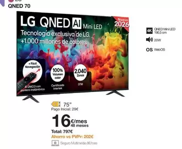 LG - Qned 70