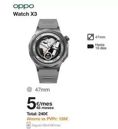 OPPO - Watch X3
