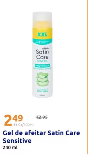 Gel De Afeitar Satin Care Sensitive