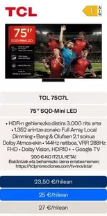 TCL - 75" Sqd-min Led