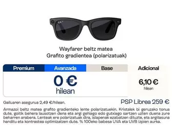 Premium - Wafarer beltz matea grafito gradientes