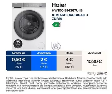 Haier - HW100-B14367U-IB