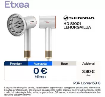 Premium - Hd-s1001 Leborgailua