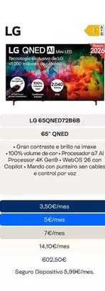 LG - QNED 75" QNED QT 65" QNED