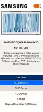 Samsung -  Tq65lso3hwuxxc
