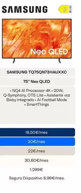 Samsung Qled Qled 75" Neo Qled