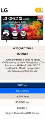 LG - 75qned72b6a