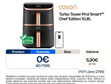 Cosori - Turbo Tower Prol SmartTM Chef Edition 10,8l