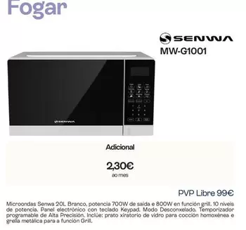 AO - Microondas Mw-g1001