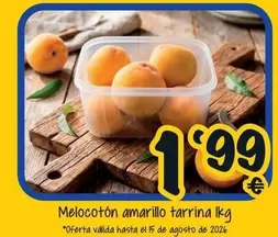Melocoton Amarillo Tarrina