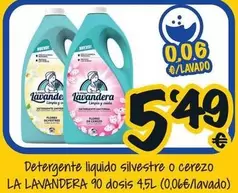 Lavandera - Detergente Liquido Silvestre O Cerezo