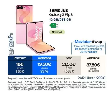 Samsung - Galaxy Z Flip8 12GB/256GB