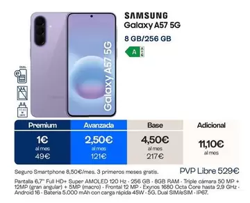 Samsung - Galaxy A57 5G 8GB/256GB