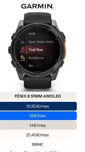 Garmin - Fenix 8 51mm Amoled