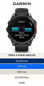 Garmin - Fenix 8 47mm Amoled