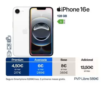 Premium - Iphone 16e