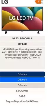 LG - 32LR60006LA 32" LED