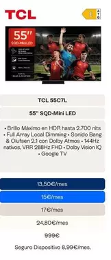 TCL - 55" Sqd-min Led