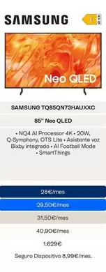 Samsung - Tq85qn73hauxxc 85'' Neo Qled