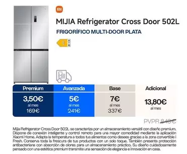 Xiaomi - Mijia Refrigerator Cross Door