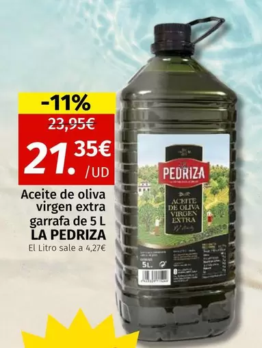 La Pedriza - Aceite De Oliva Virgen Extra Garrafa