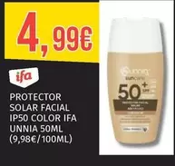 ifa unnia - Protector Solar Facial IP50 Color Ifa Unnia