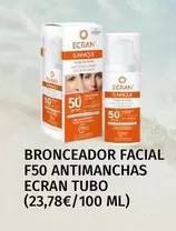 Ecran - Bronceador Facial F50 Antimanchas Tubo