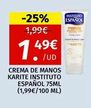 Crema De Manos Insituto Espanol