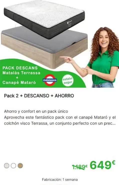 Pack Descanso+ahorro