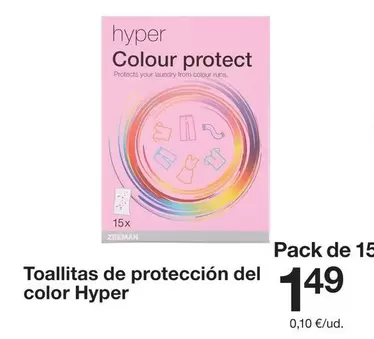 Zeeman - Toallitas De Protección Del Color Hyper