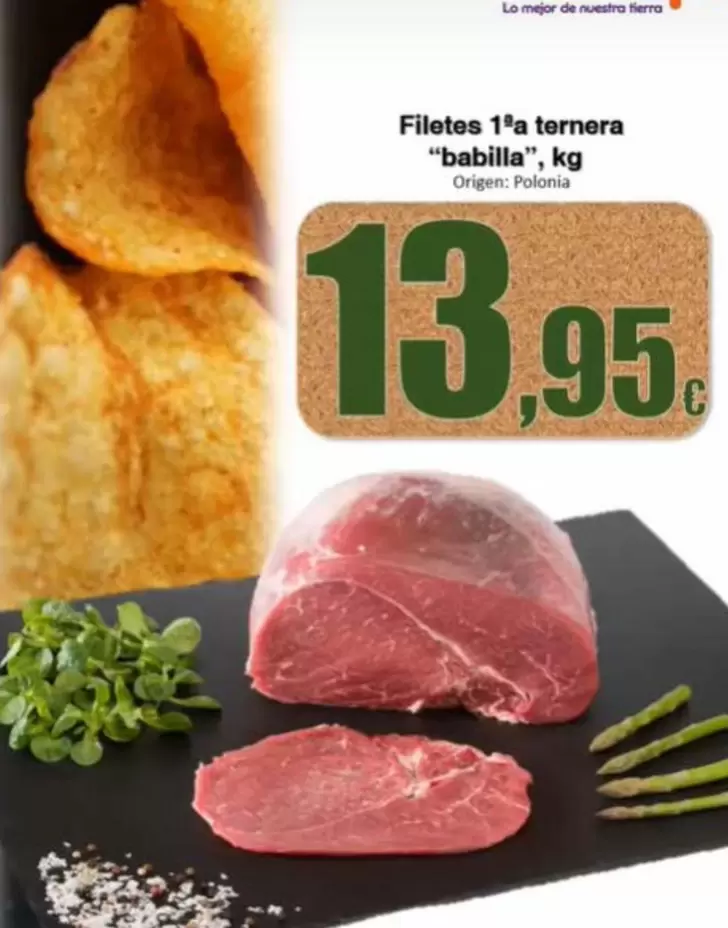 de Nuestra Tierra - Filetes 1a Ternera "babilla"