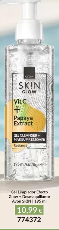 Avon - Gel Limpiador Electo Giown + Desandulato Skin