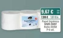 vivo cheff - Papel Higiénico Rollo