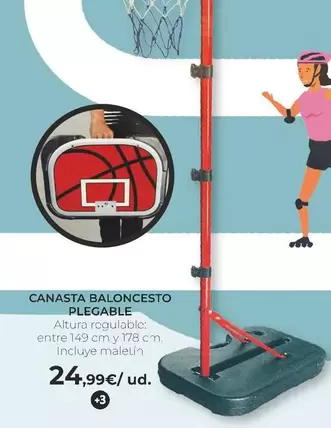 Canasta Baloncesto Plegable