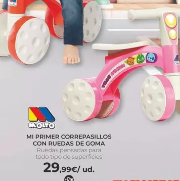 molto - Mi Primer Correpasillos Con Ruedas De Goma